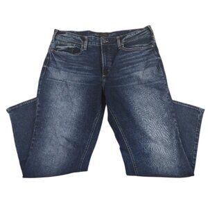 Silver Jeans Men's Gordie Size 38x31 Loose Straight Leg Med Wash Blue Denim